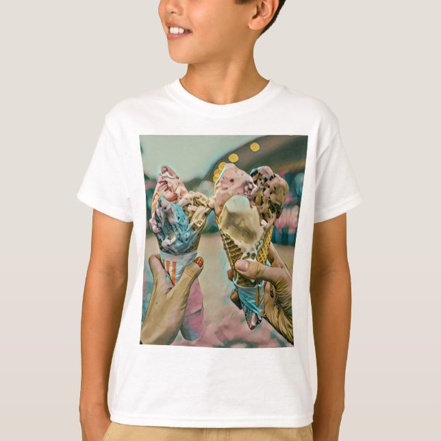 Camiseta Presente no Dia Nacional do Sorvete (Frente)