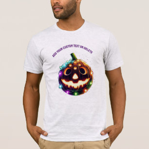 Camiseta Presente no Esporte de Pickleball Pumpkin no Hallo