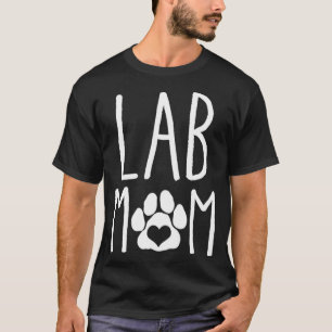 Camiseta Presente no Lab Mamãe Cachorro para Mama Dia de as