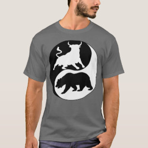 Camiseta Presente no mercado de ações para homens e mulhere