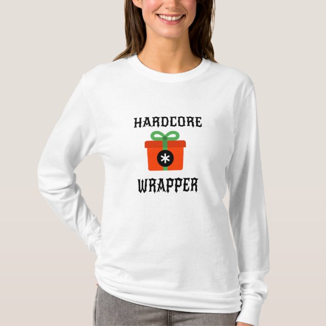 Camiseta Presente no Natal do Wrapper Hardware (Frente)