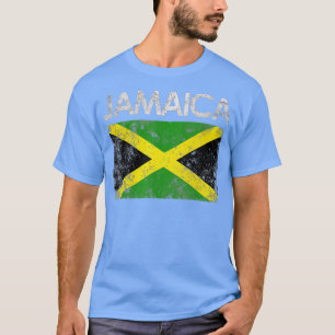 Camiseta Presente no Orgulho de Bandeira jamaicano Vintage