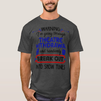 Camiseta Presente no Teatro de Retirada do Teatro Funny
