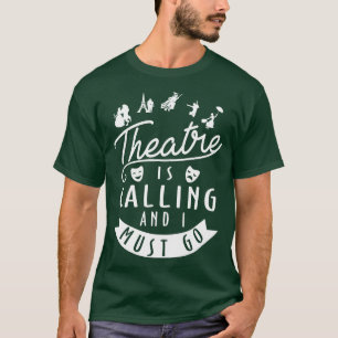 Camiseta Presente no teatro engraçado
