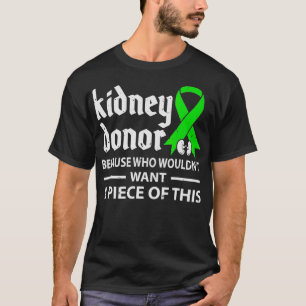 Camiseta Presente no transplante de órgãos de doador de r