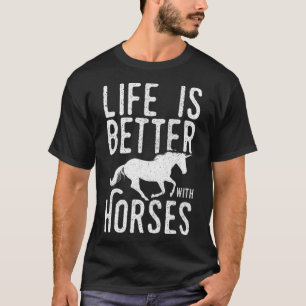 Camiseta Presente no trevo do cavalo na arábia ocidental