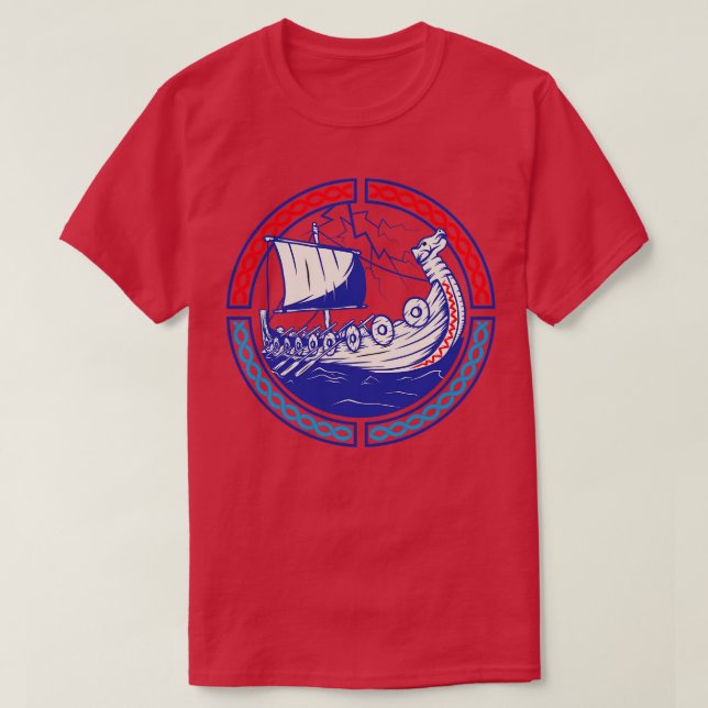 Camiseta Presente Norueguês Viking Valhalla Noruega (Frente do Design)