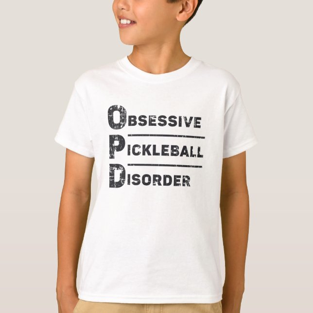 Camiseta Presente Obsessivo de Picleball (Frente)