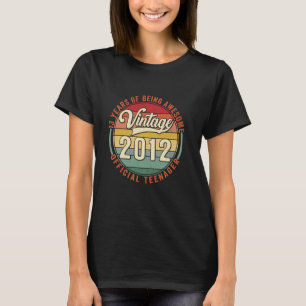 Camiseta Presente Oficial de Adolescente de 13 Anos Vintage