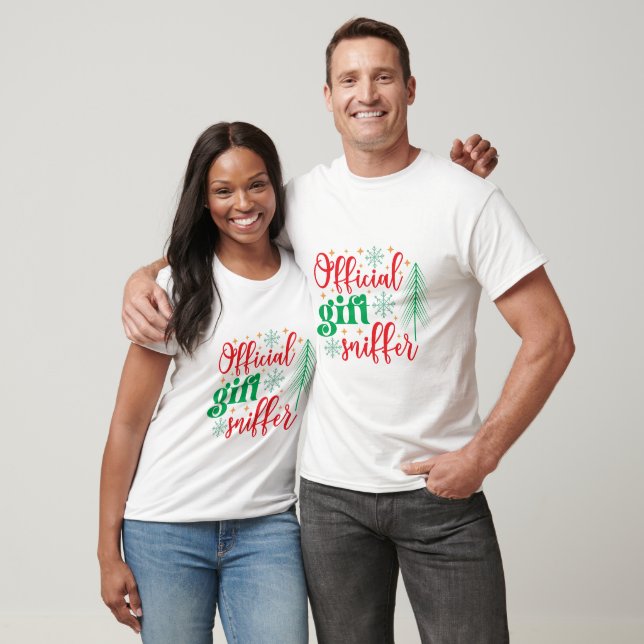 Camiseta Presente Oficial Farejador Natal (Unissex)