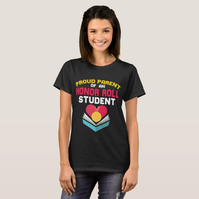 Camiseta Presente orgulhoso do t-shirt do estudante do (Frente Completa)