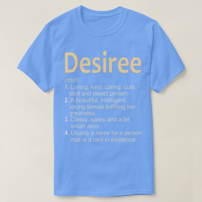 Camiseta Presente para a Desiree (Frente do Design)