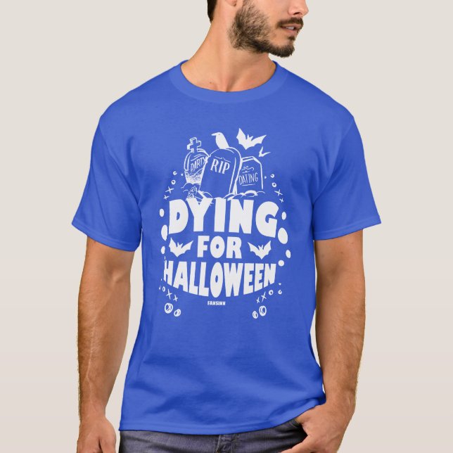 Camiseta Presente para a festa de Halloween (Frente)