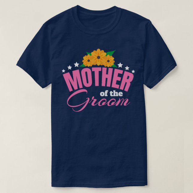 Camiseta Presente para a Mãe do Noivo na Despedida de Solte (Frente do Design)