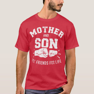 Camiseta Presente para a mãe, Melhor Amigo para a Vida de M