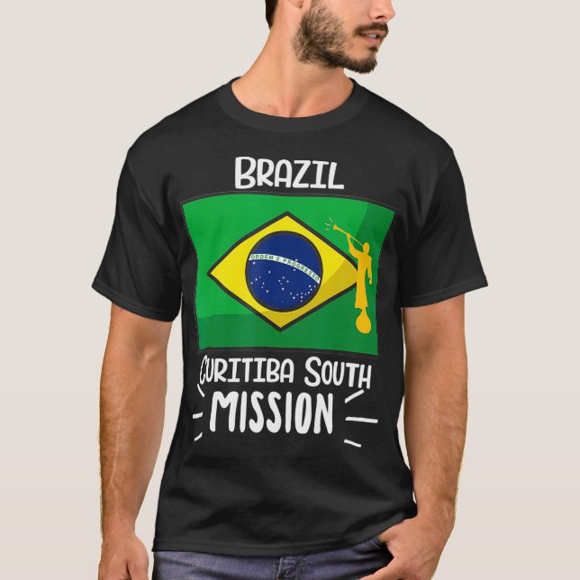 Camiseta Presente para a Missão LDS da Mão do Sul de Curiti (Frente)