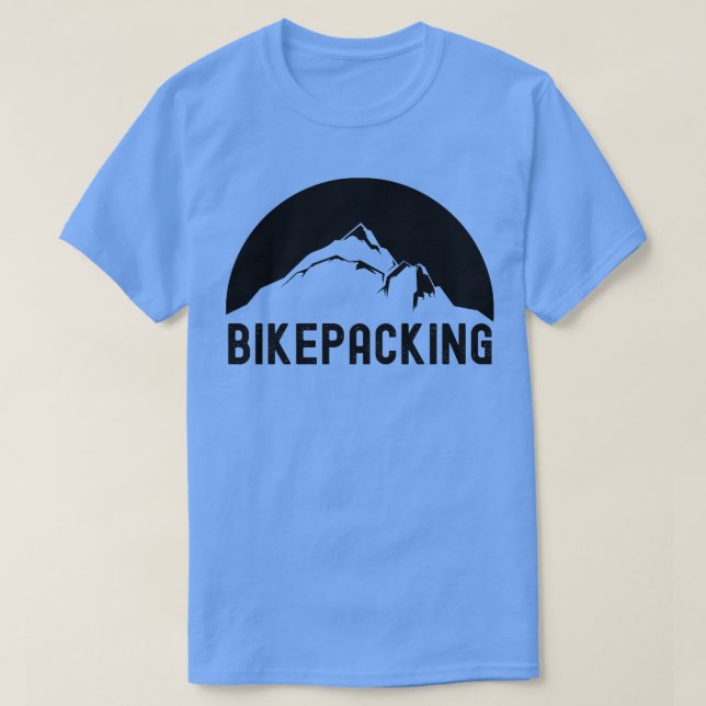 Camiseta Presente para acampamento de bicicleta de moto (Frente do Design)