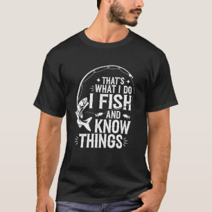 Camiseta Presente para Amante da Pesca É Isso Que Eu Pesco
