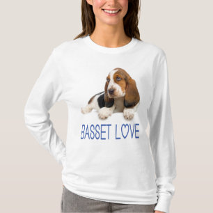 Camiseta Presente para Amante de Cachorro Basset Hound Fofo