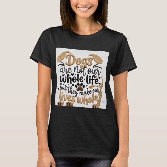 Camiseta Presente para Amante de Cachorros (Frente)
