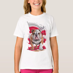 Camiseta Presente para Amante de Cães Bulldog Polonês Desig