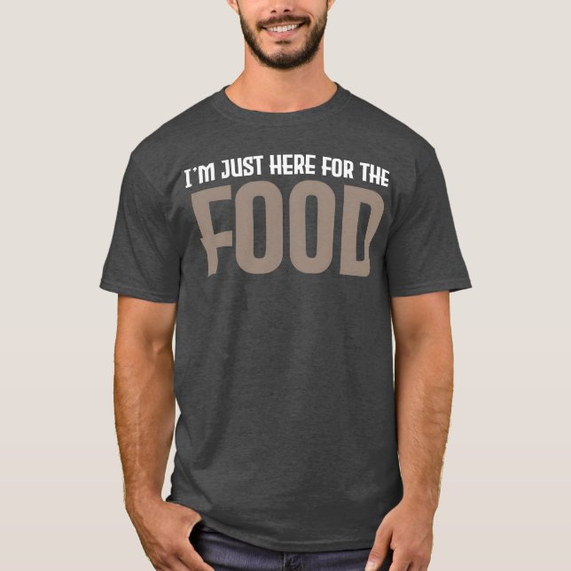 Camiseta Presente para amante de comida (Frente)