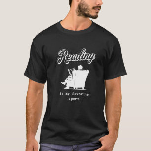 Camiseta Presente para Amante de Livros Ler é meu Esporte