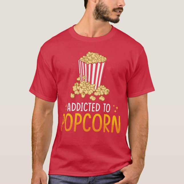 Camiseta Presente para Amante de Pipoca Funny amigos da Pip (Frente)