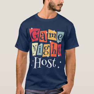 Camiseta Presente para anfitrião de noite de jogos
