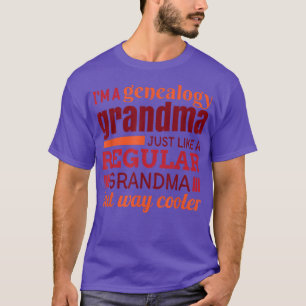Camiseta Presente para avó genealogista, Grande Genealogia