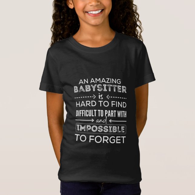 Camiseta Presente Para Babysitter, Presente De Babysitter (Frente)