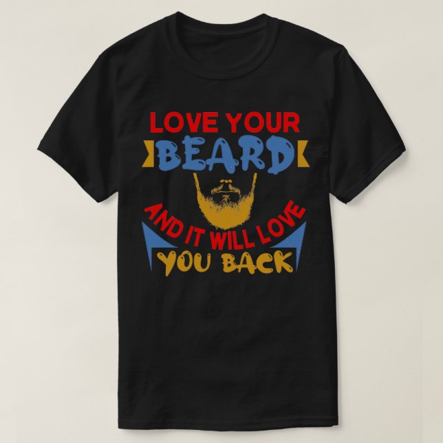 Camiseta Presente para barba e barbeiro 17 (Frente do Design)