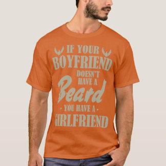 Camiseta Presente para barbas de galinha se o seu Namorado 