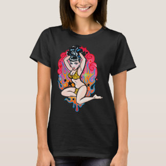 Camiseta Presente para Bettie Page V12 Poster Men T Shirt A