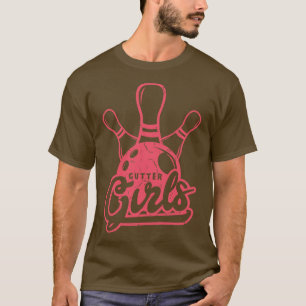 Camiseta Presente para Boliche das Garotas-Gutter