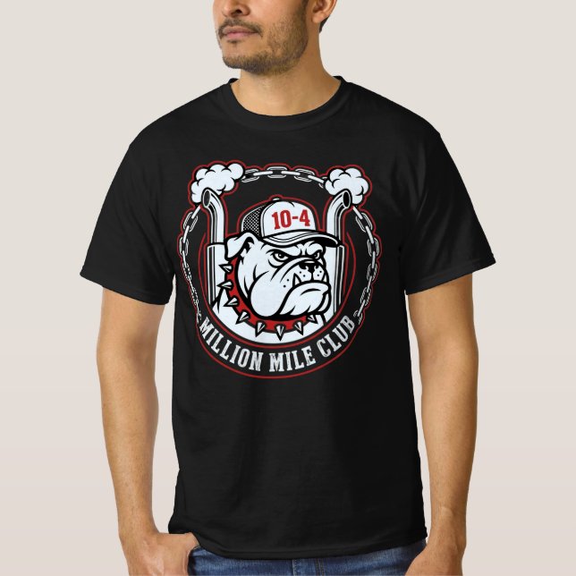 Camiseta Presente para Caminhoneiro do Clube de Milhão de M (Frente)