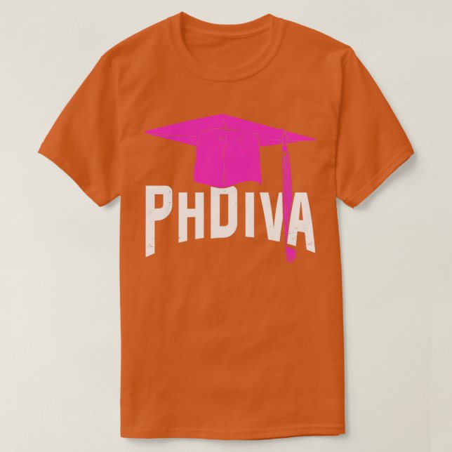 Camiseta Presente para candidata a doutorado PhDiva (Frente do Design)