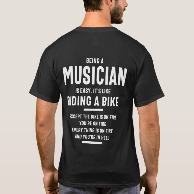 Camiseta Presente para Cargo de Músico (Verso)