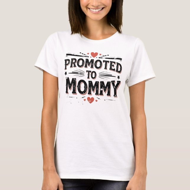 Camiseta Presente para Chá de Bebê da Mamãe (Frente)