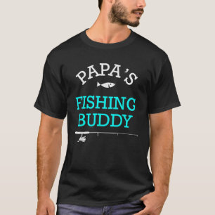 Camiseta Presente para Crianças Bonitas de Pesca de Papas