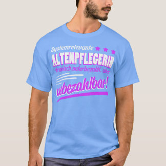 Camiseta Presente para Cuidadora de Idosos