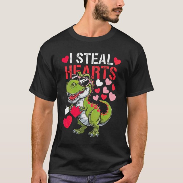Camiseta Presente para Dia de os namorados incrível - Dino  (Frente)