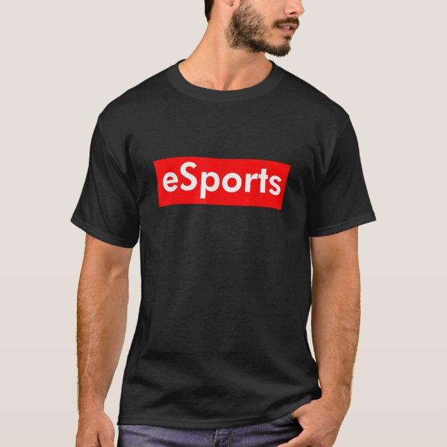 Camiseta Presente para eSports para jogadores de vídeo (Frente)