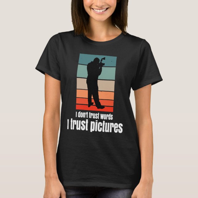 Camiseta Presente para fotos para entusiastas (Frente)