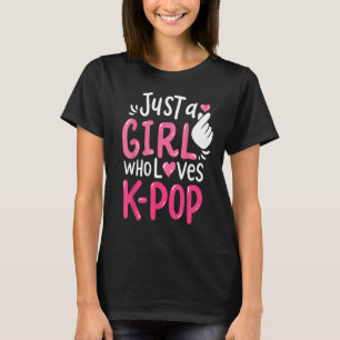 Camiseta Presente para garotas de música do K-Pop
