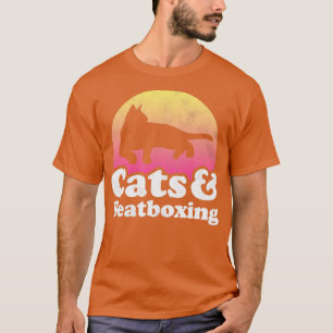 Camiseta Presente para gatos e beatboxing