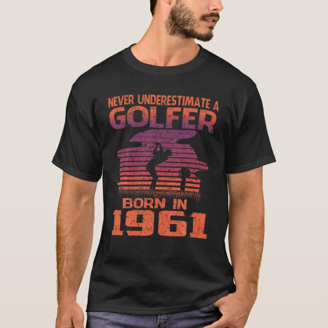 Camiseta Presente para Golfer Golfing 1961 59th Birt (Frente)