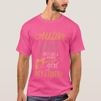 Camiseta Presente para Guitarrista Mulheres Meninas Criança