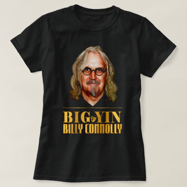Camiseta Presente Para Homens Billy Art Connolly Retro Vint (Frente do Design)