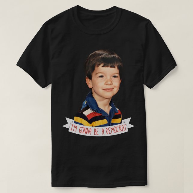 Camiseta Presente Para Homens John Mulaney... Eu Vou Ser Um (Frente do Design)